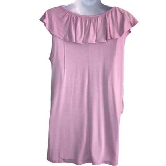 Chic Lilac Ruffle Blouse - Picture 7 of 14